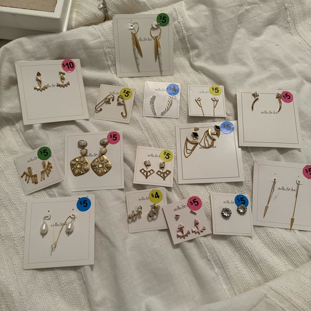 Stella & dot earrings bundle